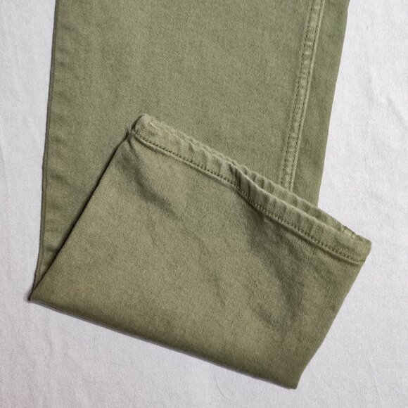 Bootlegger Jackson jeans men's size 34(36)/32 olive green colour straight leg - Picture 10 of 13